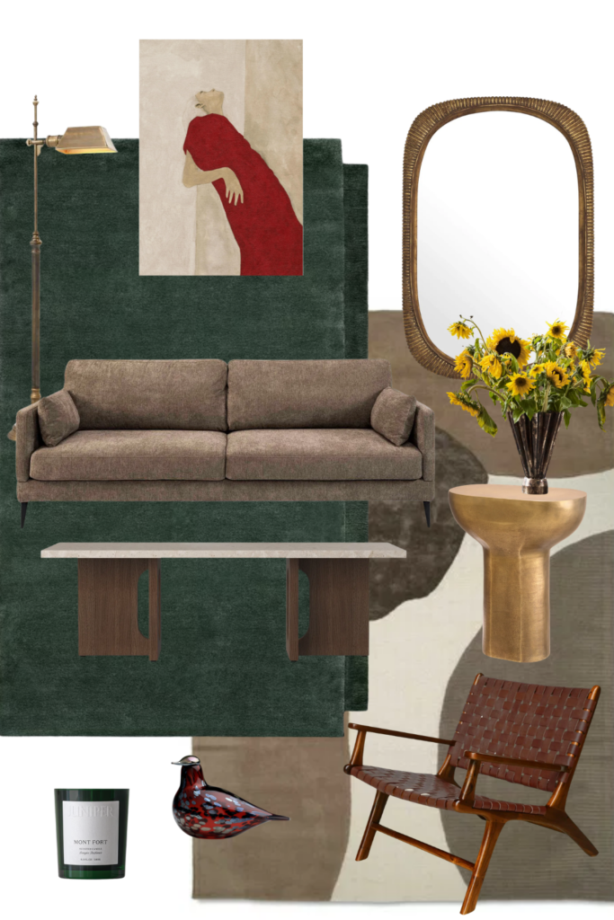 The Art of a Moody Living Room with Deep Warm Atmosphere